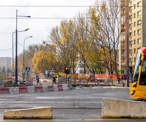 Budowa tramwaju na Stegny w Warszawie