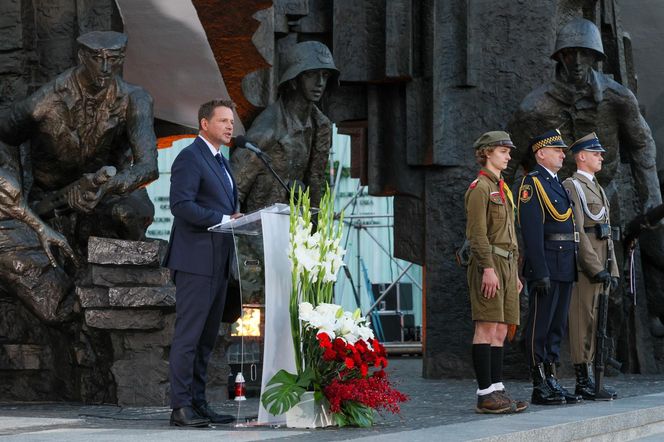 81. rocznica Powstania Warszawskiego. Uroczystość na pl. Krasińskich (31.07.2025)