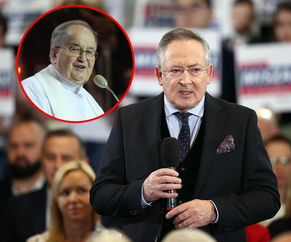minister Bartłomiej Sienkiewicz i ojciec Tadeusz Rydzyk