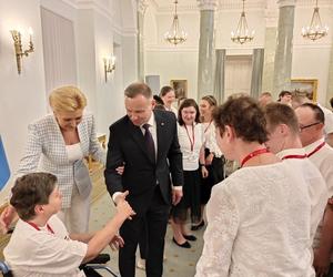 Uczestnicy WTZ w Pałacu Prezydenckim