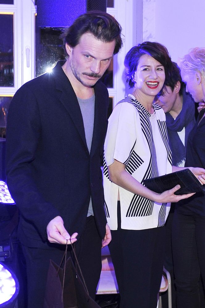 Maja Ostaszewska z partnerem