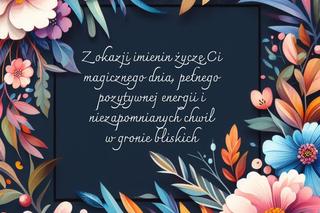 Piękne kartki z życzeniami na imieniny do pobrania za darmo