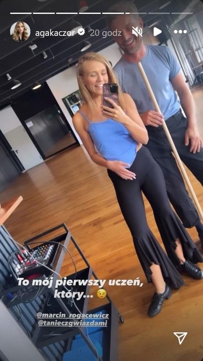 Agnieszka Kaczorowska dumna jak nigdy. Rogacewicz? Mokry od góry do dołu!