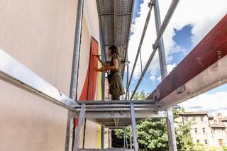 Nowy mural w Katowicach-Załęże