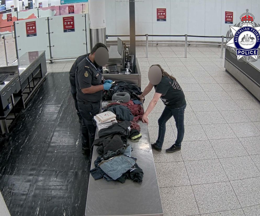 4 kilogramy kokainy w walizce. Polak zatrzymany na lotnisku w Perth