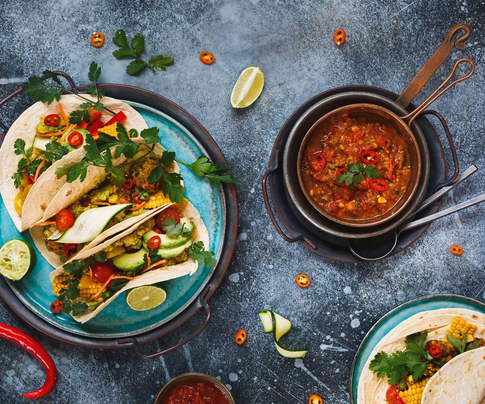 wegetariańskie tacos