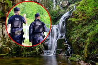 Ciało 38-latki w pobliżu Wodospadu Kamieńczyka! Sprawę bada policja