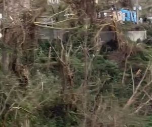 Michał Żebrowski pokazał oko cyklonu! Potworne zniszczenia po Melissie