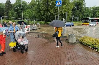 Zalane ulice w Kielcach