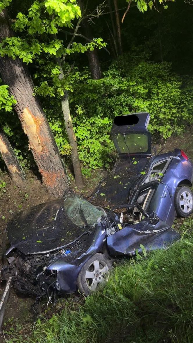 Śmiertelny wypadek na DK63 w powiecie siedleckim 