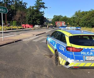 Tragedia pod Gnieznem! BMW wypadło z drogi, nie żyje 22-letni kierowca