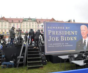 Tak wyglądają Arkady Kubickiego tuż przed przemówieniem Joe Bidena