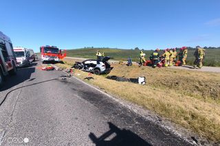 Poważny wypadek pod Mrągowem