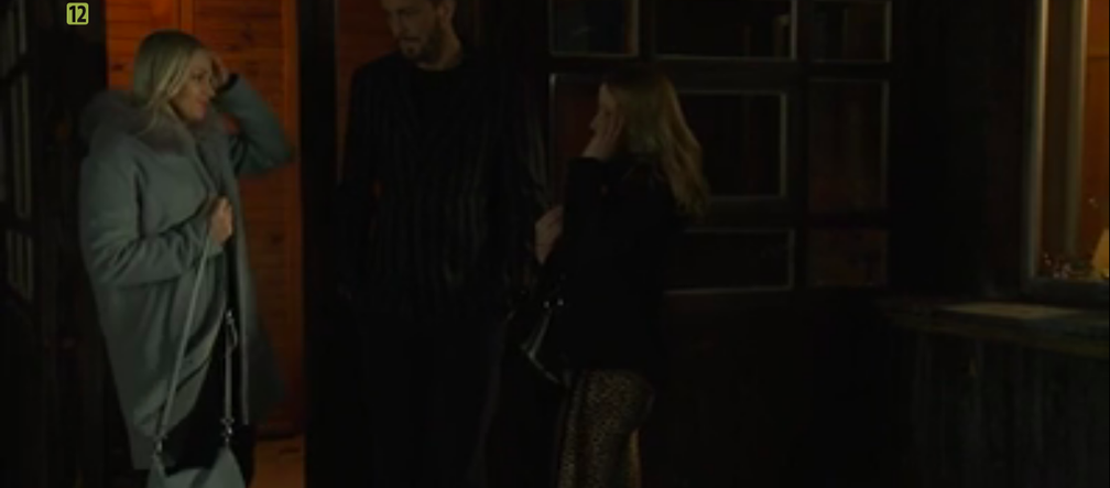 M jak miłość. Joasia (Barbara Kurdej-Szatan), Leszek Krajewski (Sławek Uniatowski), Nina (Agnieszka Judycka)