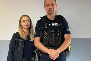 Roztrzęsienie rodzice wbiegli na komisariat z dzieckiem na rękach