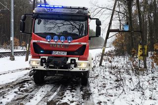 Wypadek na przejeździe kolejowym