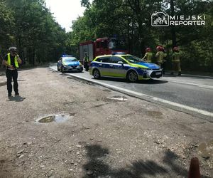  Czołowe zderzenie w Wawrze