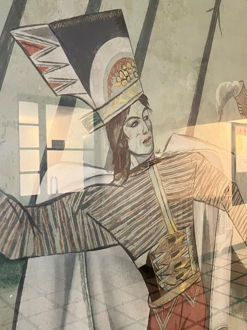 Malowidło Zofii Stryjeńskiej w Domu Wedla w Warszawie - zdjęcia