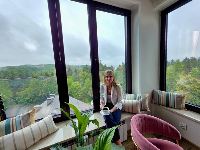 Kawiarnia Widokowa w Polańczyku Perła Bieszczadów.