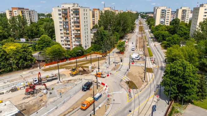 Tramwaj na Stegny w Warszawie