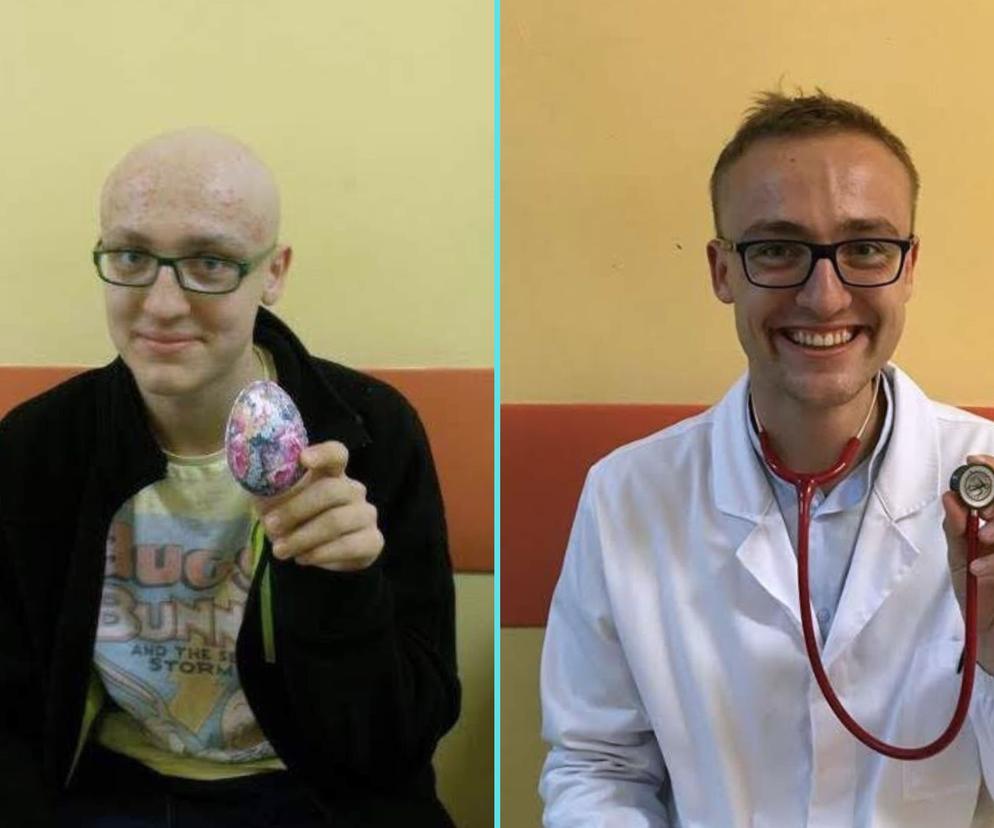 Chorował na raka, dziś sam leczy dzieci. Wojtek: Nie jestem nadczłowiekiem