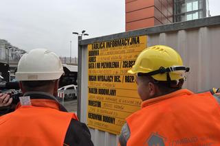 Ruchome schody przy dworcu w Krakowie 