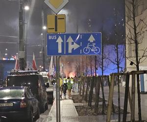 Protest rolników w Olsztynie 21 lutego. Co dzieje się w centrum?