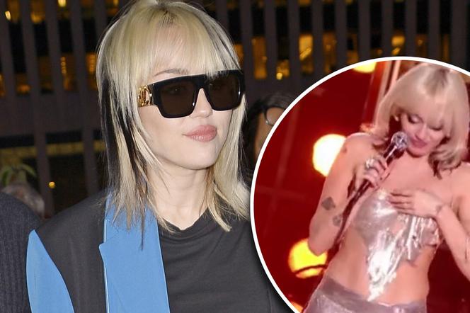 Wpadka Miley Cyrus na Sylwestrze. Skąpa kreacja nie wytrzymała!