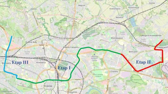 Premetro w Krakowie: trasa przebiegu [MAPA]