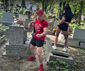 Raper z Bytomia nakręcił teledysk na cmentarzu