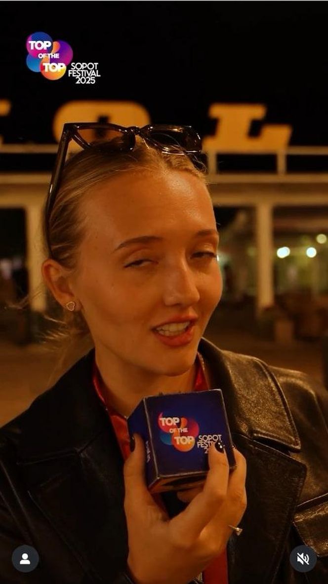 Wnuczka Grażyny Szapołowskiej podbiła Sopot! Pokazała kulisy festiwalu