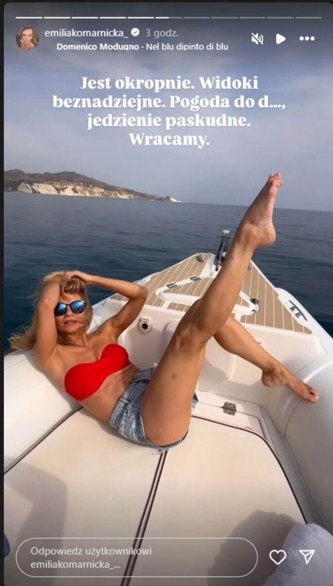 Emilia Komarnicka i Stefano Terrazzino na Sycylii