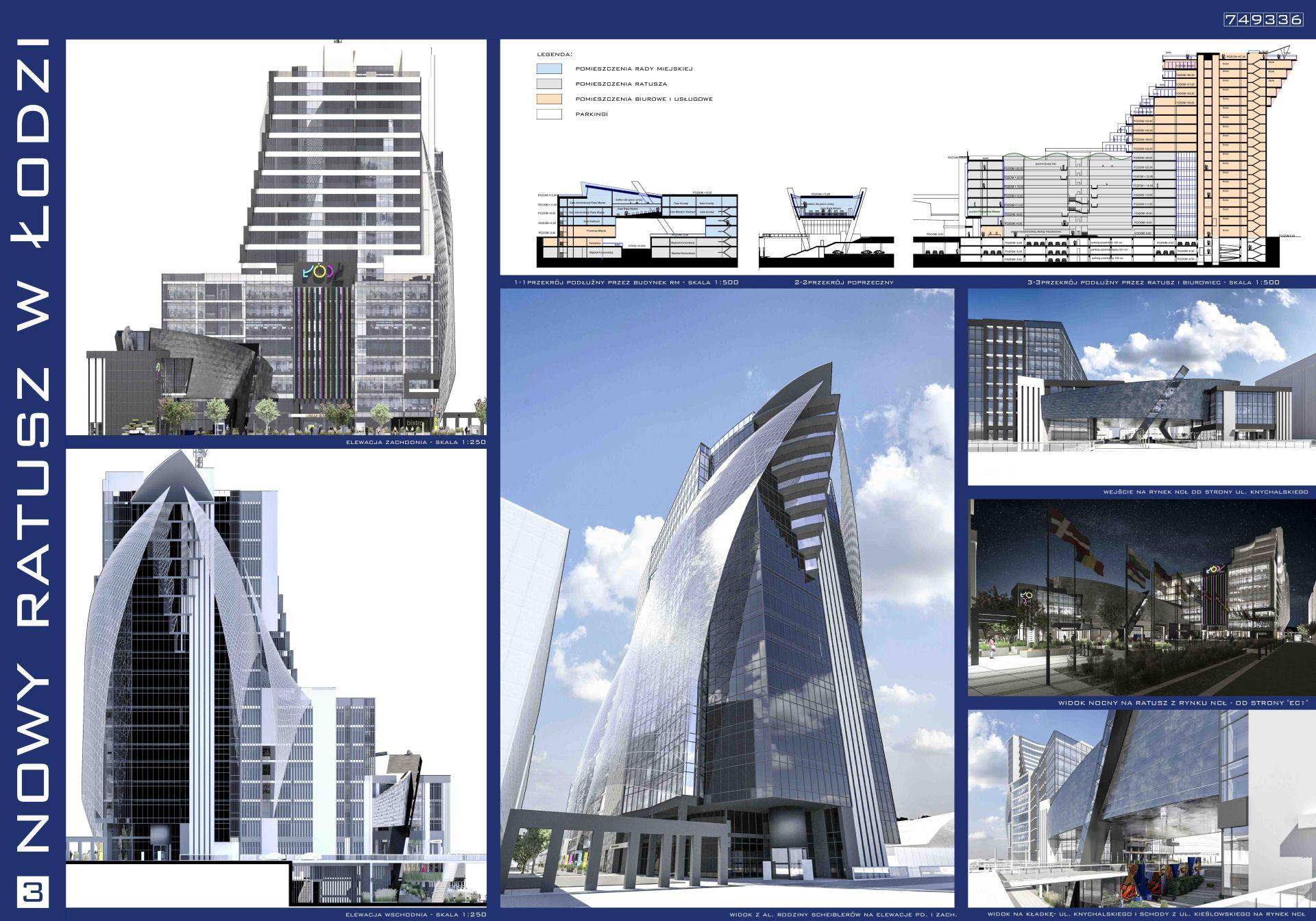 Nowy Ratusz w Łodzi: wyniki konkursu