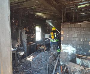 Rudawka: Tragiczny pożar przy granicy z Białorusią. Mężczyzna nie żyje