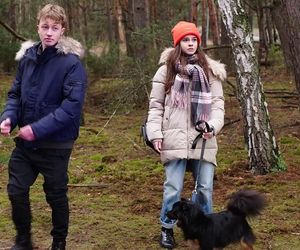 	M jak miłość odc. 1857. Kacper (Bartosz Ziewiec), Basia (Karina Woźniak)