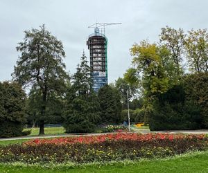 Wieża spadochronowa w Katowicach jest remontowana