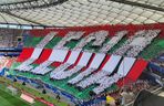 Kibice na meczu Pogoń - Legia