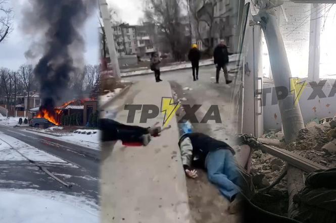 Wojna na Ukrainie - Charków pod obstrzałem 