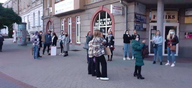 Protest w Iławie - Prawo kobiet do aborcji