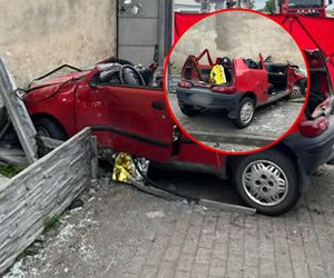 Wjechał w ogrodzenie i trafił do szpitala