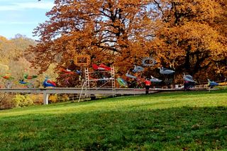 Najbardziej kolorowa rzeźba w Szczecinie odzyskuje dawny blask. Wkrótce zobaczymy ją w całej okazałości