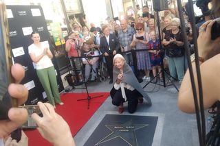Łódź doceniła Bożenę Dykiel. Aktorka odsłoniła swoją gwiazdę na słynnej Alei Gwiazd [GALERIA] 