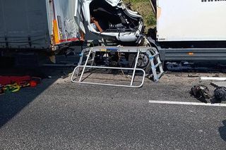 Krzeczów. Wypadek śmiertelny na autostradzie A4. Zablokowany pas w kierunku Krakowa
