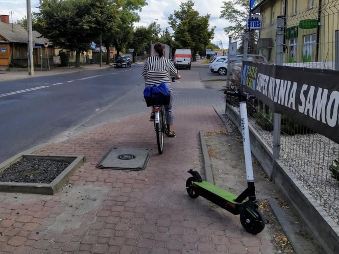 O jakich przepisach należy pamiętać, jadąc hulajnogą elektryczną? Siedlecka policja kontroluje kierowców jednośladów i apeluje o ostrożność