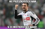 Legia v-ce mistrzem Polski - MEMY