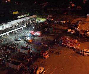 Atak rakietowy na centrum handlowe w Krzemieńczuku