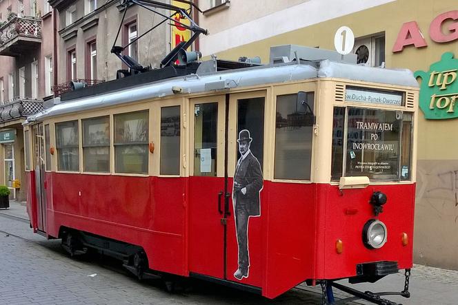 Zabytkowy tramwaj w Inowrocławiu