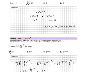 Matura próbna CKE matematyka 2024 - ODPOWIEDZI 