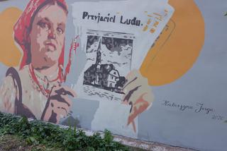 Leszno ma kolejny mural. Powstał na murze naprzeciwko I LO