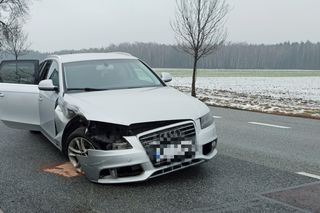 Kraksa pod Siedlcami! Zajechała drogę, bo się zagadała